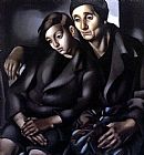 Tamara de Lempicka The Refugees painting